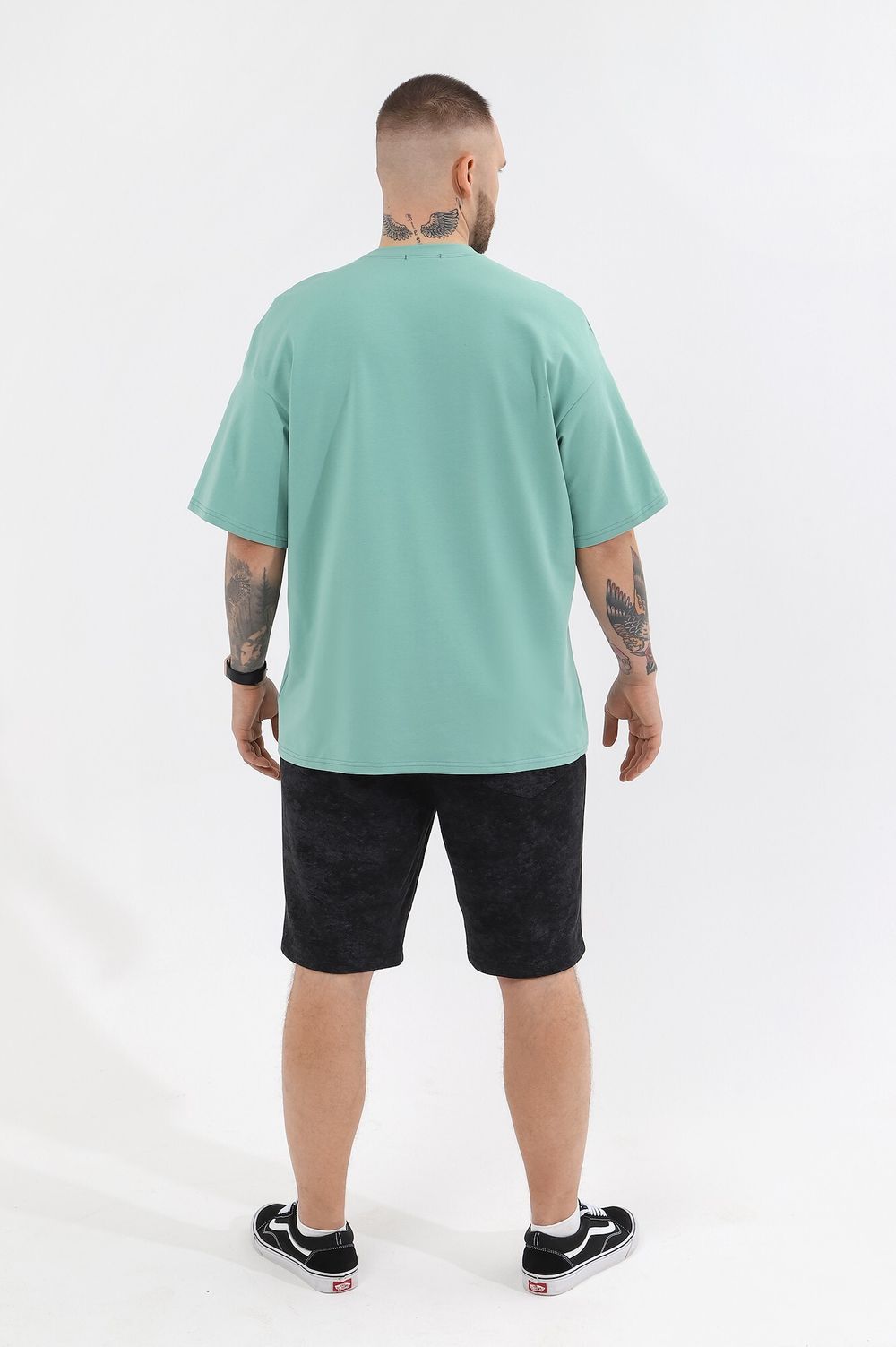 Фуфайка (футболка) мужская Леон-4 Виотекс ЗЕЛЁНЫЙ