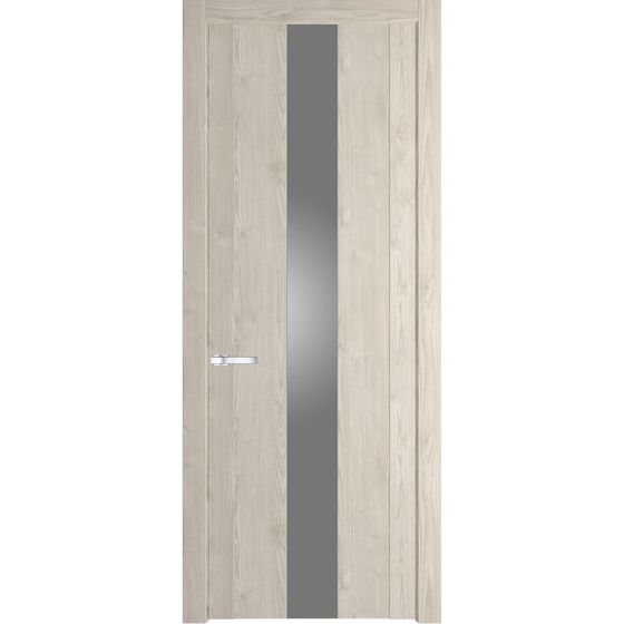 Межкомнатная дверь Profil Doors 1.9N каштан светлый стекло серебро матлак