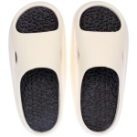 Шлепанцы женские «RELAX», цвет белый, черная стелька, р-р 36-37