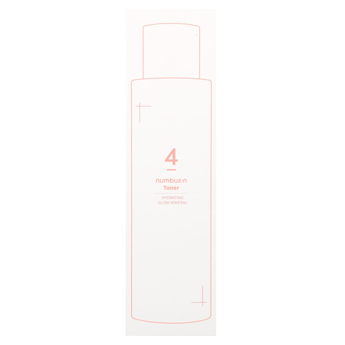 Numbuzin, № 4 увлажняющий минеральный тонер для сияния кожи, 200 мл (6,76 жидк. унции)