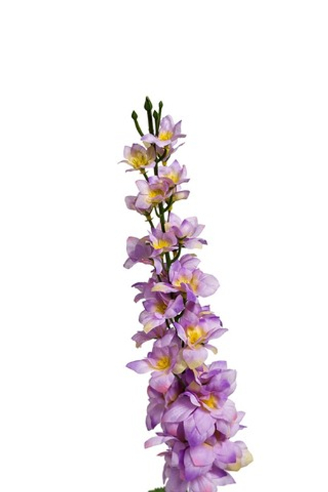Искусственный цветок Дельфиниум сиреневый 86см Garda Decor 8J-17S0018/3
