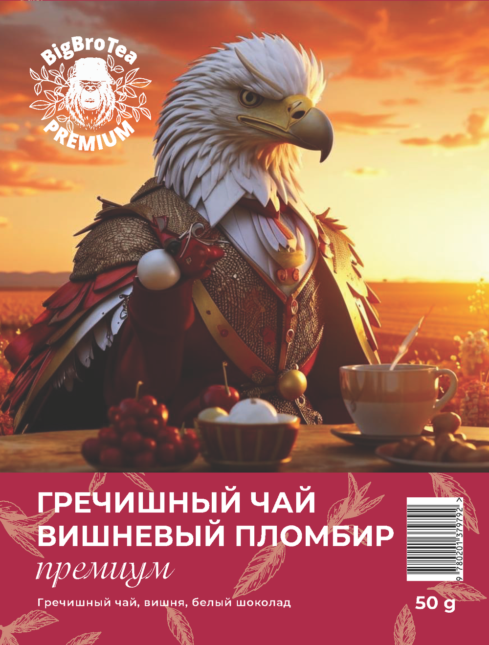Гречишный чай "Вишневый пломбир" 50 гр.