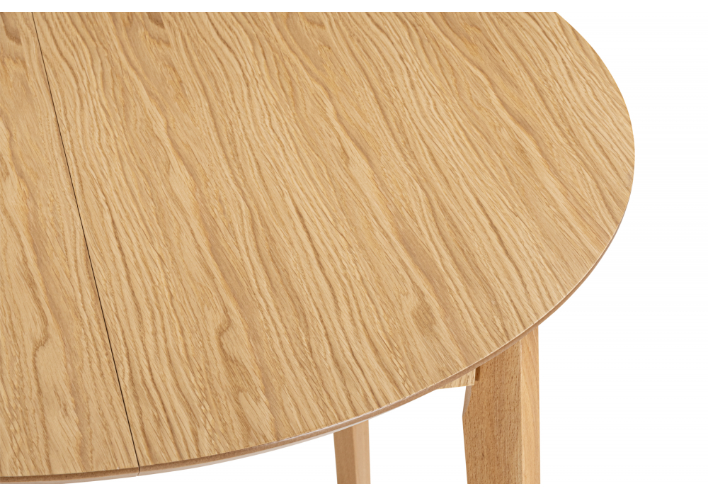 Стол деревянный Woodville Форли 100(130)x100 светлое дерево