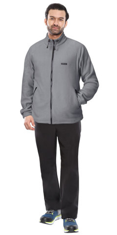 Куртка флисовая серая