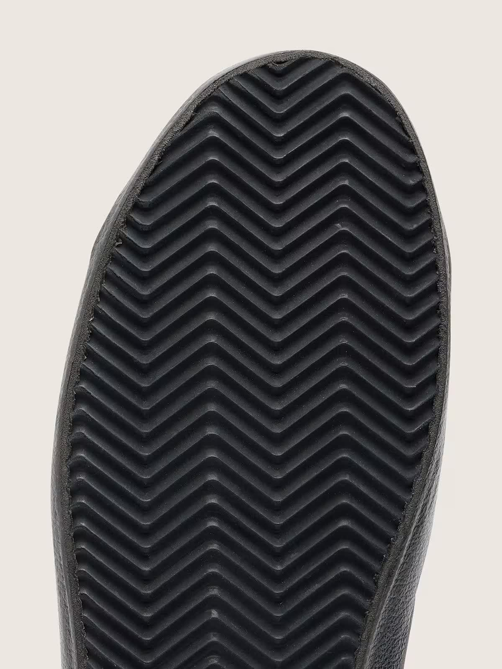 Men's Super-Star in black nappa with black suede star and heel tab