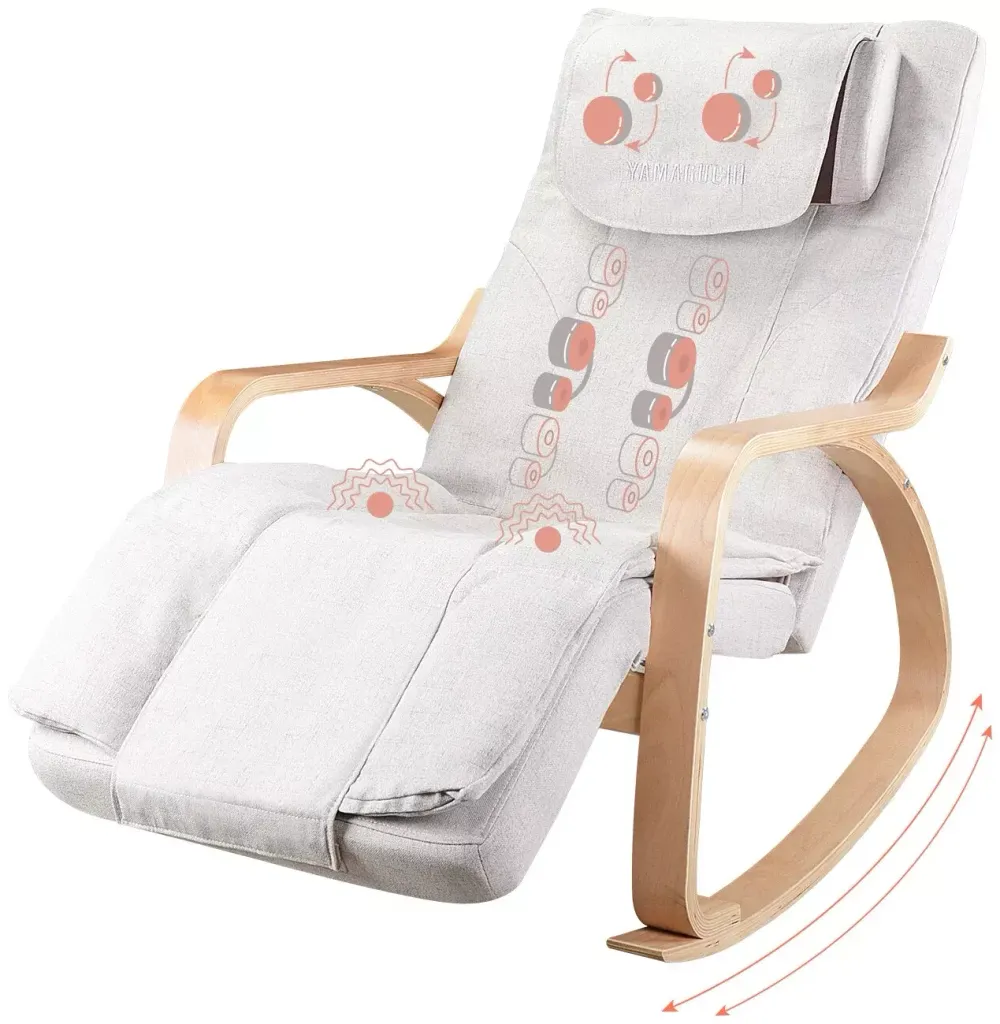 Массажное кресло-качалка Yamaguchi Liberty beige, бежевый