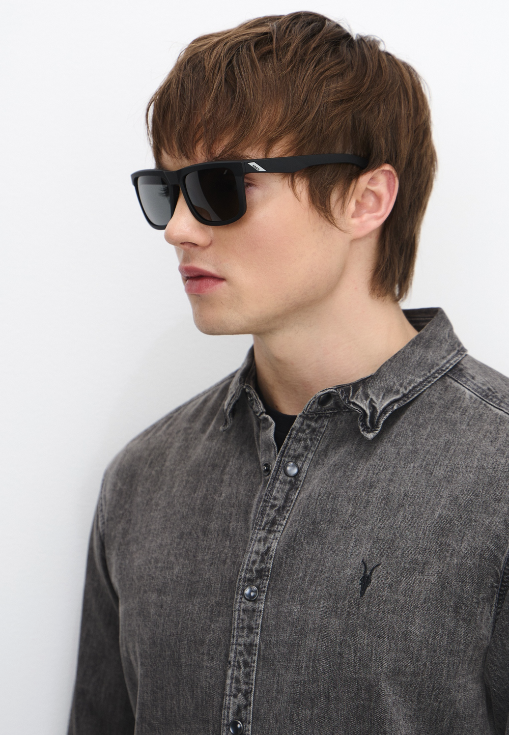 Спортивные очки 100% BLAKE - Soft Tact Black - Smoke Lens