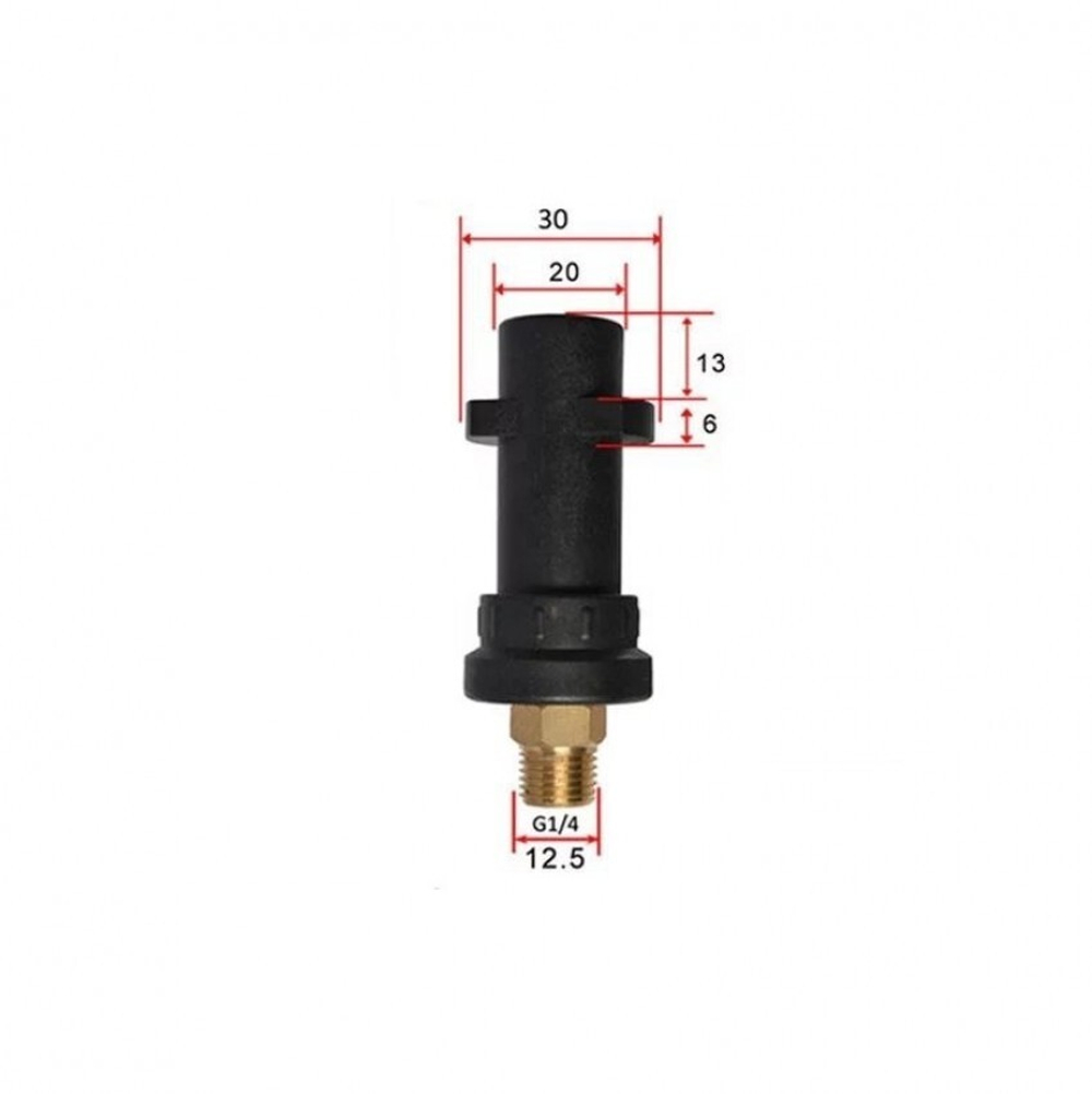 Foam Lance Connection Переходник для пенной насадки к бытовым АВД Karcher, FLC-01