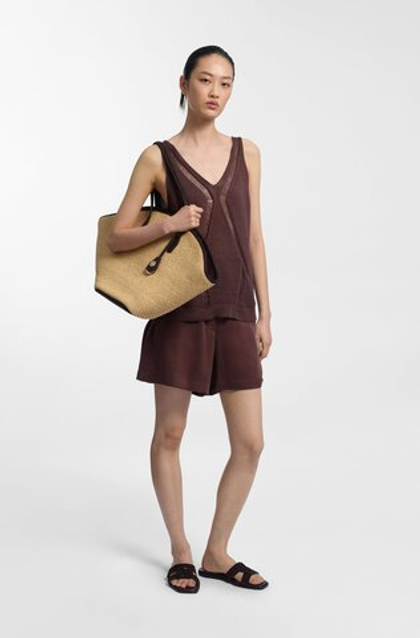 BOSS Топ вязаный с ажурными вставками