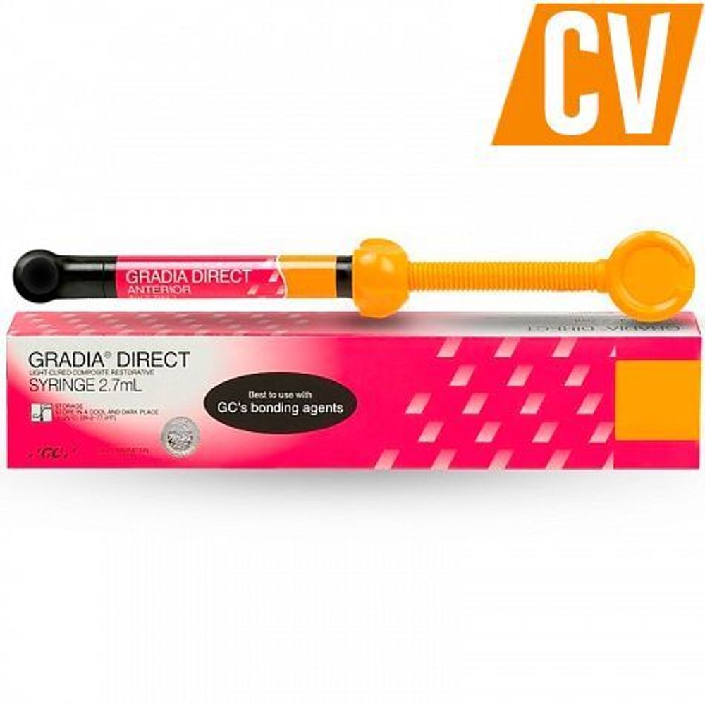 Gradia Direct (Syringe) ANTERIOR CV пришеечный - светоотверждаемый микрофильный гибридный композит для реставрации фронтальной группы зубов, 4 г
