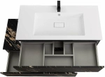 Тумба с раковиной Cezares Slider 100 SLIDER-1000-1C-SO-NF черный фьюжн