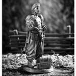 Фигурка из олова Атаман Запорожской сечи