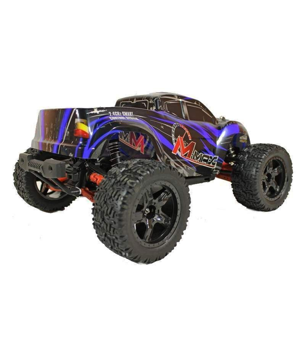 Радиоуправляемый монстр Remo Hobby MMAX PRO UPGRADE (синий) 4WD 2.4G 1/10 RTR