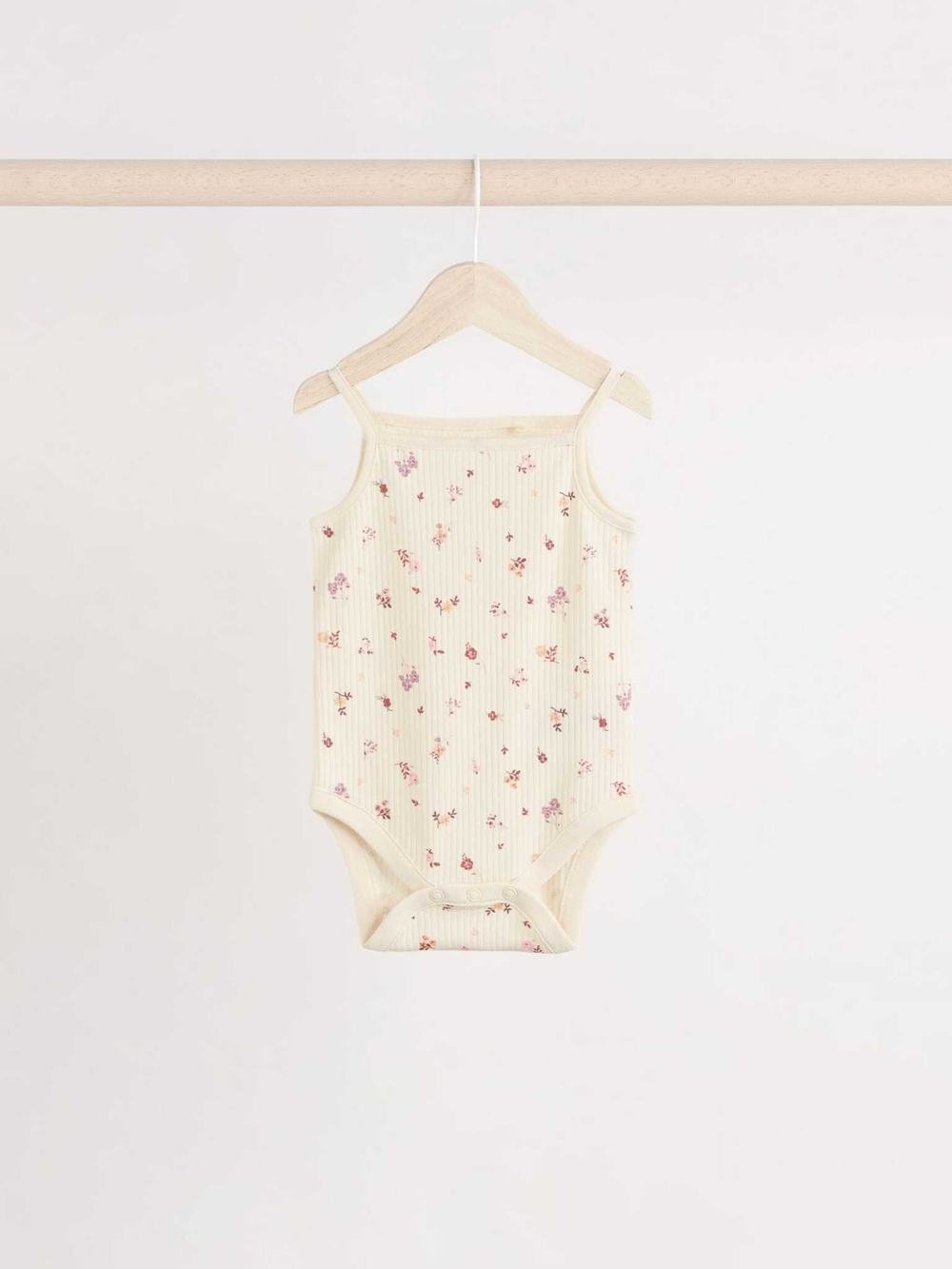 Боди без рукавов для малышей Next E19-736, 5 шт., Бежевый, Молочный