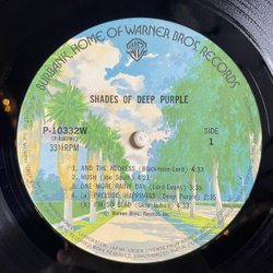 Винтажная виниловая пластинка LP Deep Purple Shades Of Deep Purple (Japan 1977) (Obi) Mandrake Root