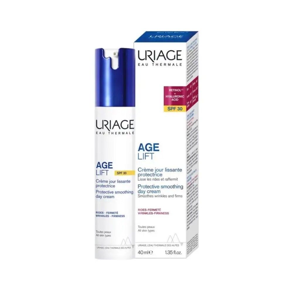 Uriage Age Lift Protective Smoothing Day Cream Дневной разглаживающий защитный крем SPF 30, 40 мл