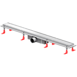 Душевой лоток AM.PM PrimeFlow 90 W02SC-U11-090-04SB с решеткой Хром матовый / под плитку Tile