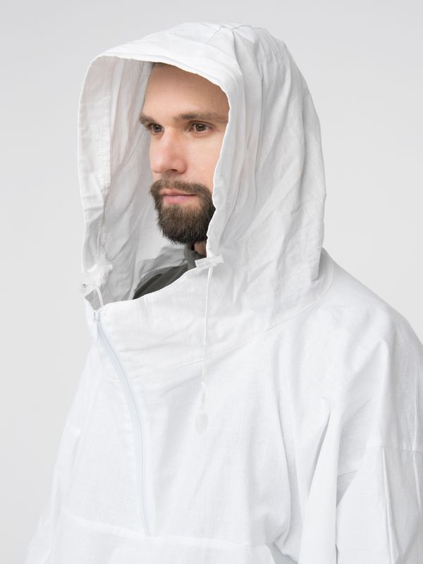 Костюм зимний маскировочный Метель ткань Бязь цвет Белый