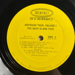 Винтажная виниловая пластинка LP The Dave Clark Five American Tour (США 1964)