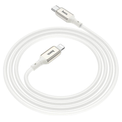 Кабель Hoco X66 Howdy (Type-C) на (Lightning) 100см силиконовый (белый)