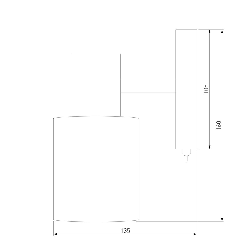 Спот Eurosvet Corso 20089/1 бронза