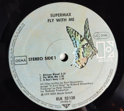 Винтажная виниловая пластинка LP Supermax Fly With Me (Germany 1979) Reggae Fever