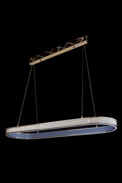 Подвесная люстра LED 90W 3000К/4000К/5500К LE7702/1050L Black Chrome чёрный хром Christine Leon