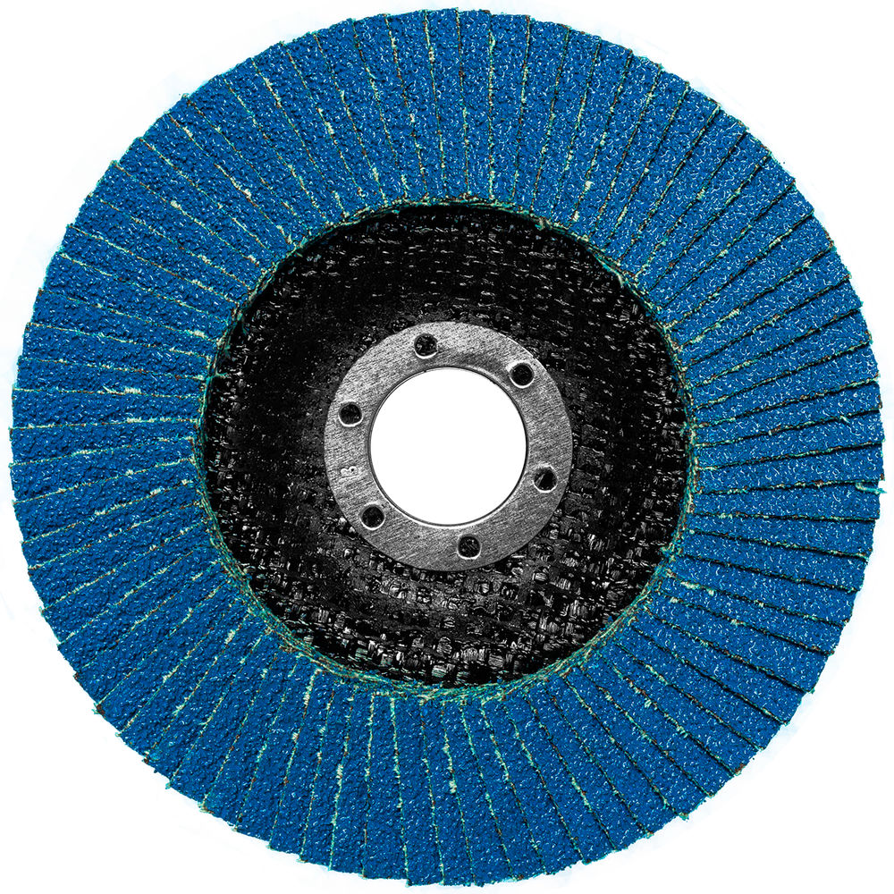 Круг лепестковый торцевой KRUGO 125х22,23mm P40, циркониевый, тип 1, KBYL12540Z