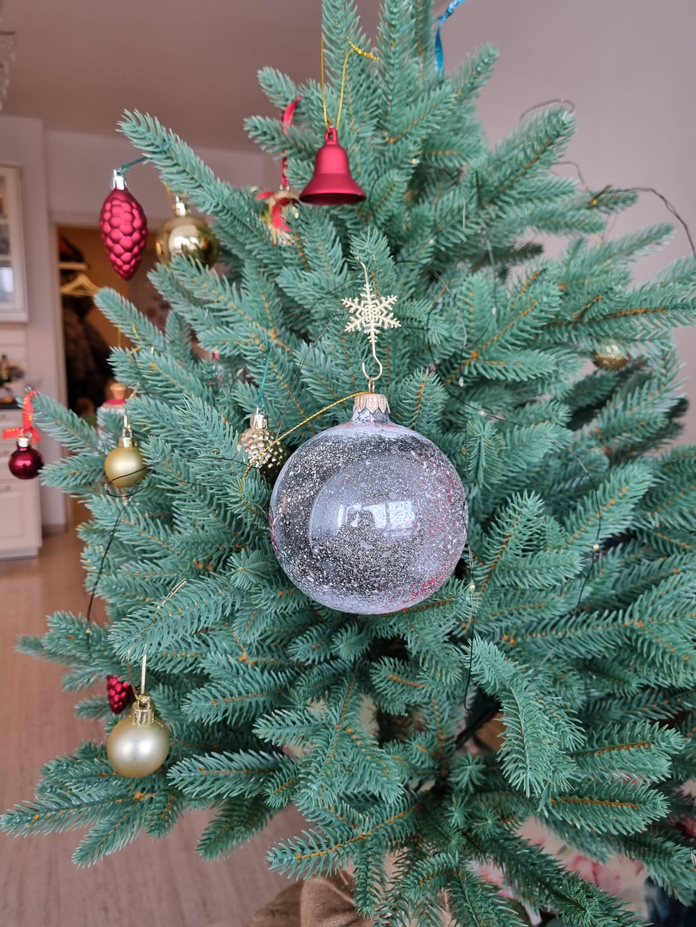 Шар стеклянный "Исакиевский собор",  ручная роспись