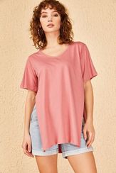 Qadın üçün çəhrayı t-shirt 10501028