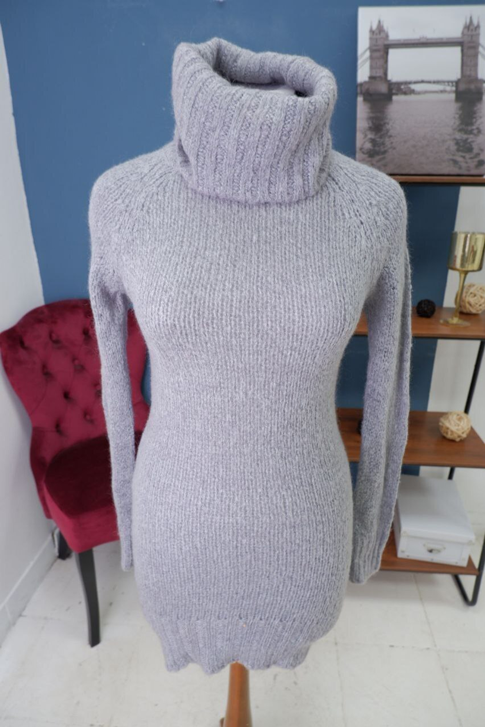 Платье Zara вязаное 44 размер