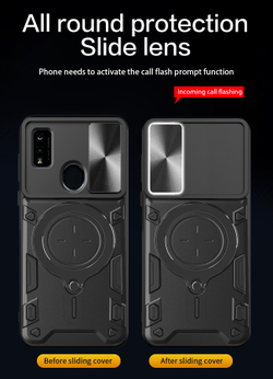 Чехол с кольцом Big Ring Case для ZTE Blade A51