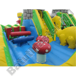 Большой надувной батут "Средневековье" 9*9*5 м