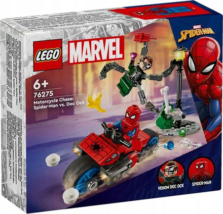 Конструктор LEGO Marvel Super Heroes - Погоня на мотоцикле: Человек-паук против. Док Ок - Лего Марвел Супер Герои 76275