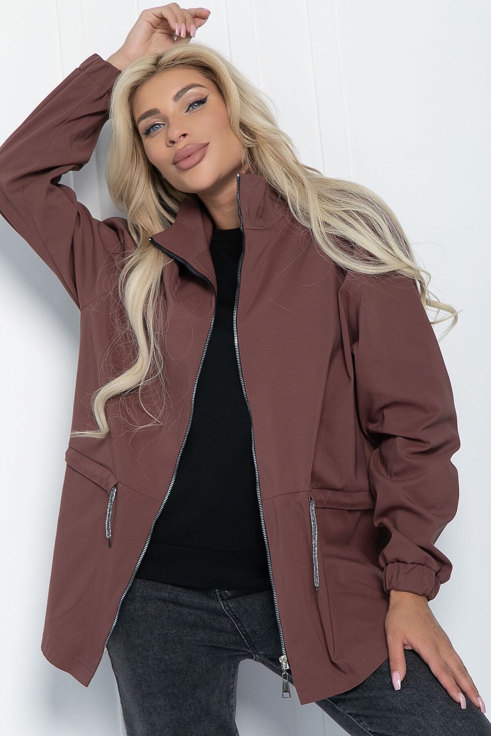 Ветровка Осенний дождь (терракот) Б10930 LT Collection