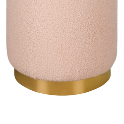 Пуф Berg Evie букле бежево-розовый