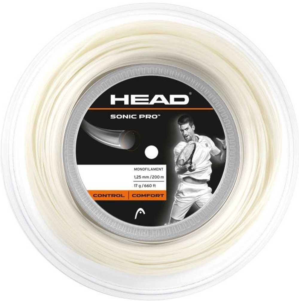 Теннисные струны Head Sonic Pro (200 m) - white