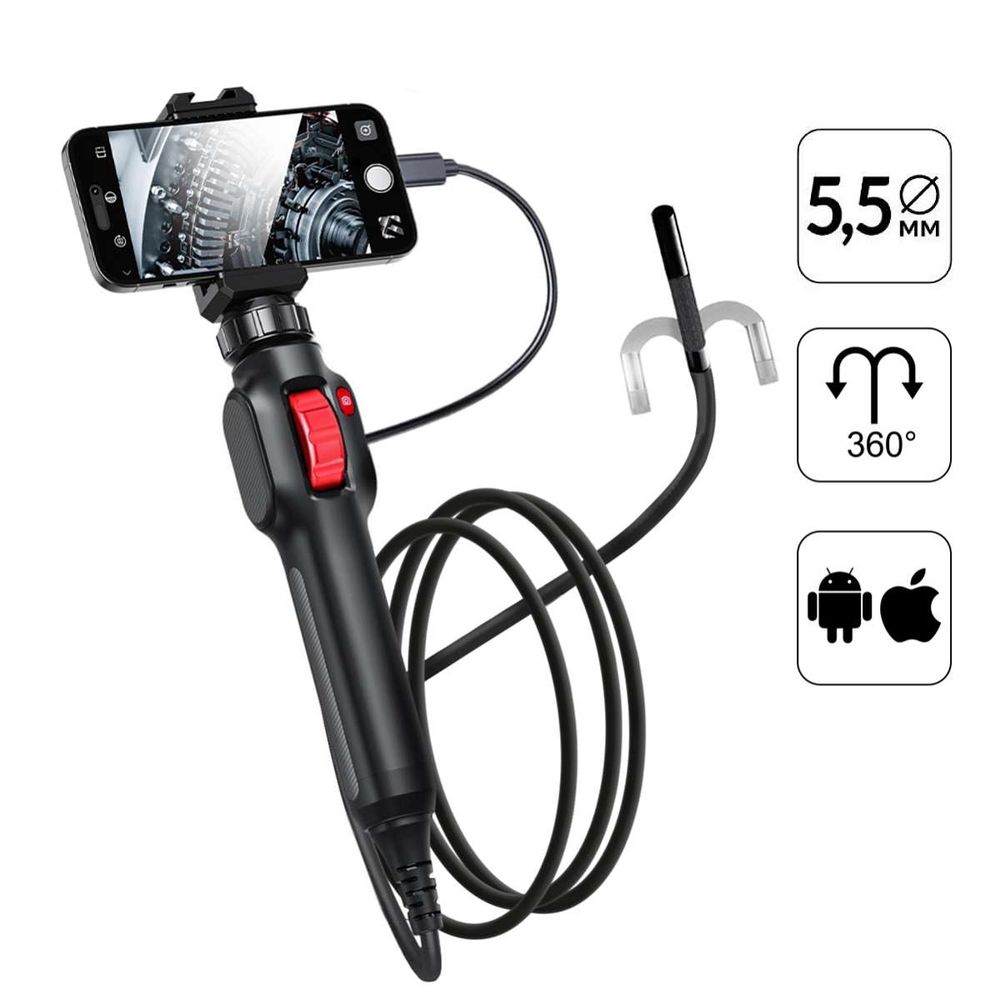 ICARTOOL (IC-V201) Видеоэндоскоп управляемый USB, 5,5 мм