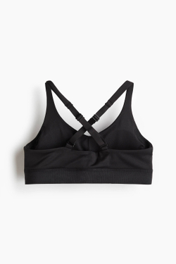 H&M Спортивный топ DryMove, черный