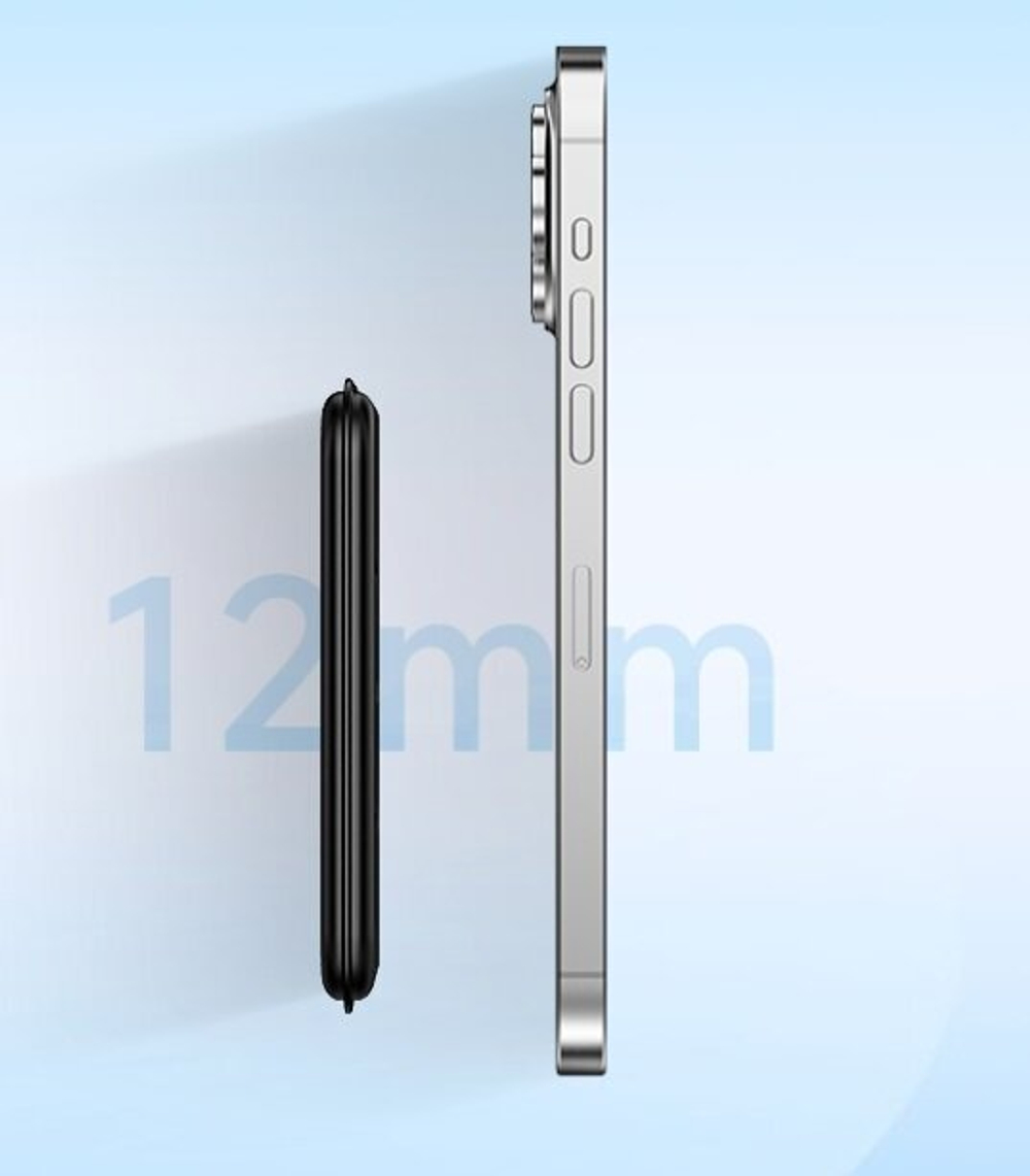 Внешний магнитный аккумулятор с беспроводной зарядкой Maxco Future Magnetic Two-Way, 5000 mAh, 15W, Красный