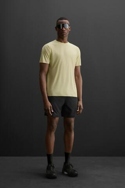 ZARA ЛЕГКАЯ ФУТБОЛКА ИЗ ТЕХНИЧЕСКОЙ ТКАНИ, ЛАЙМОВЫЙ