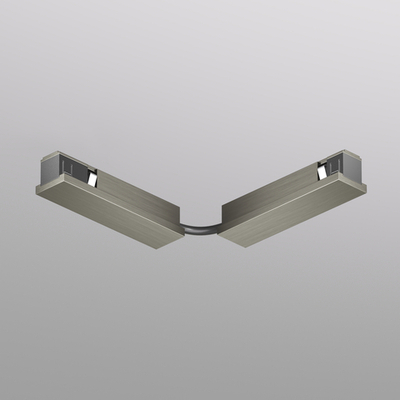 TR5724-DN Электрический коннектор для трека SHINE BASE 90° стена-потолок с поворотом трека под произвольным углом, темный никель, алюминий