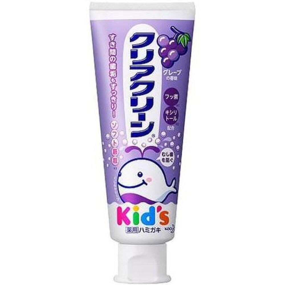 Паста детская зубная со вкусом винограда 70 г КАО Clear Clean Kid’s Grape