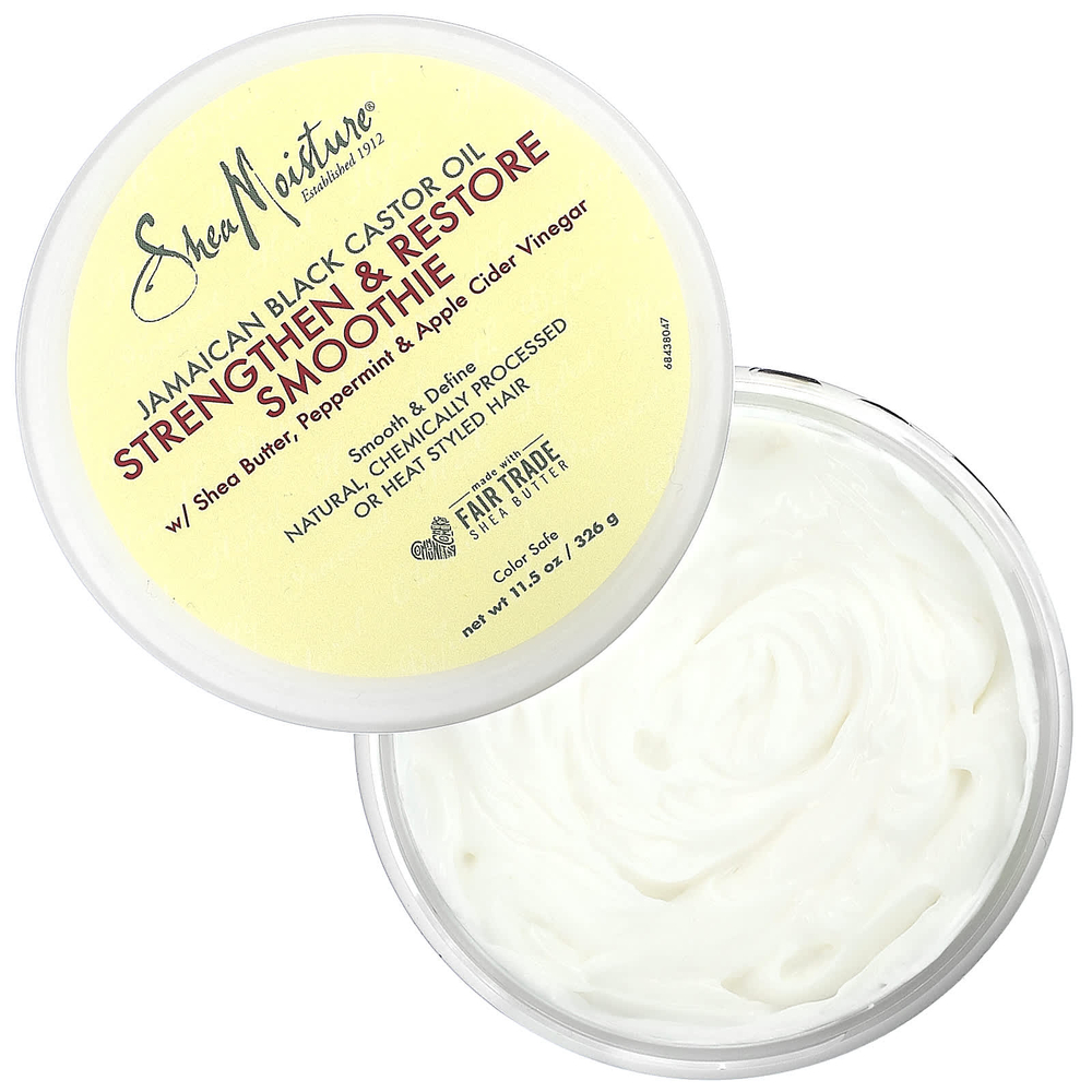 SheaMoisture, ямайское черное касторовое масло, смузи для укрепления и восстановления, 326 г (11,5 унции)