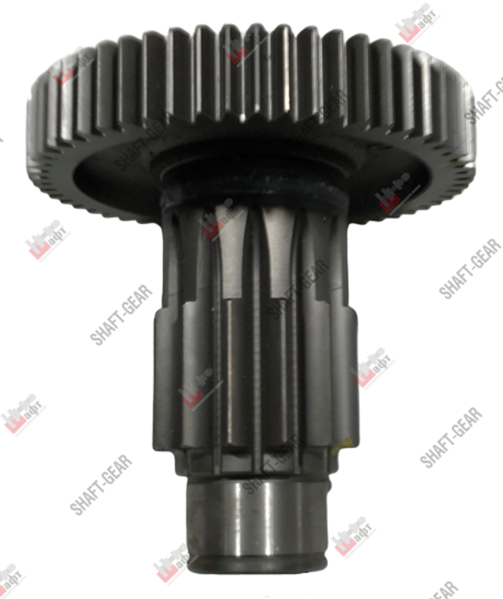 12JSD160T-1707051 - Вал промежуточный демультипликатора (короткий) на КПП