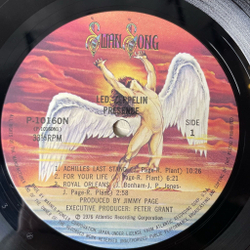 Винтажная виниловая пластинка LP Led Zeppelin Presence (Japan 1976) (No Obi) Candy Store Rock