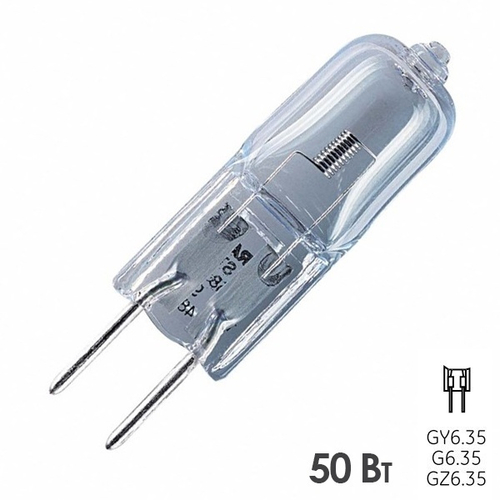Лампа специальная галогенная LightBest LBH 9047 50W 24V GY6.35 (замена 64445U/4058075177864) 700809047