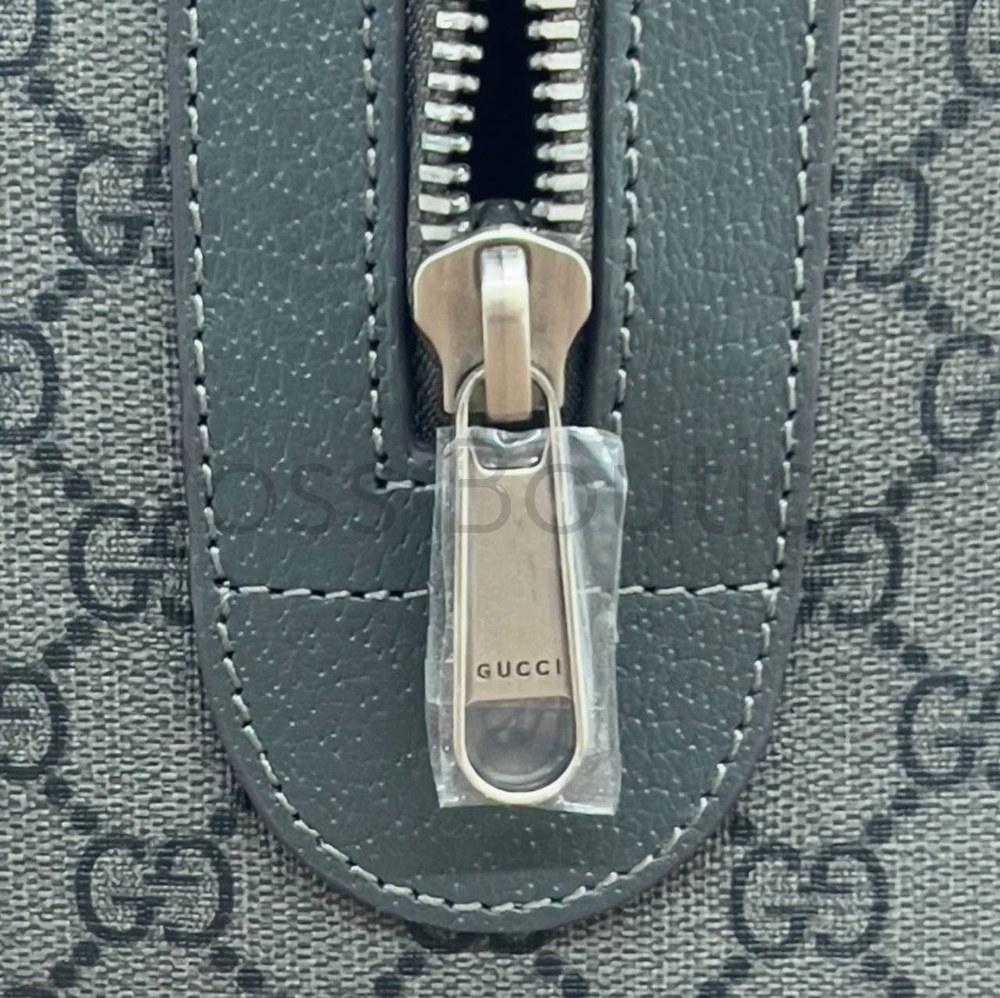Мужская дорожная сумка Gucci Ophidia Duffle Bag Large серого цвета