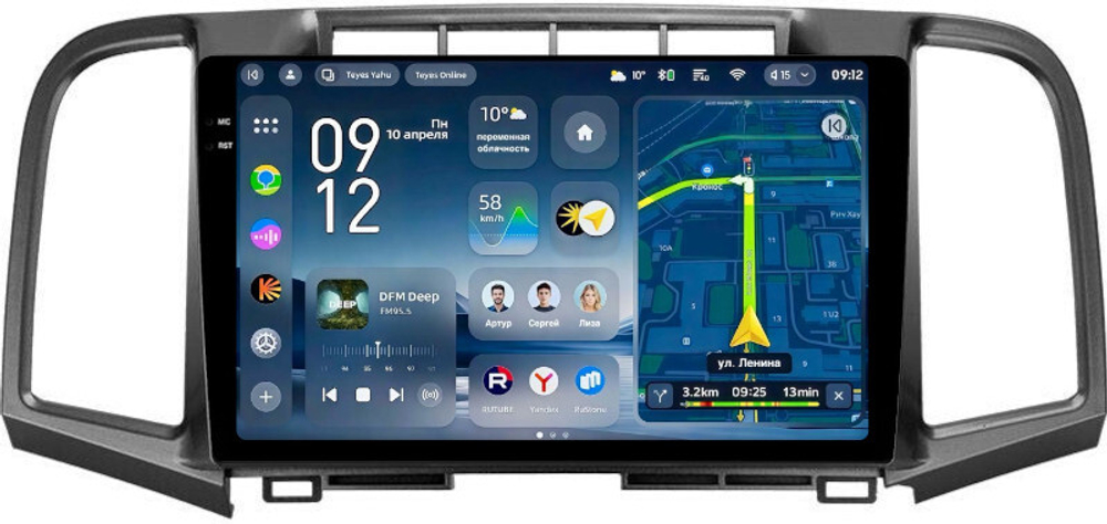 Магнитола для Toyota Venza GV10 2008-2016 (без JBL) - Teyes CC4-PRO монитор 9.5" 2K QLED на Android 13, Snapdragon 778G, AI, CarPlay, DSP, 4G SIM-слот