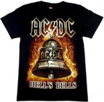 Футболка хлопок шелкография. TDM0378 AC/DC hells bells...XL